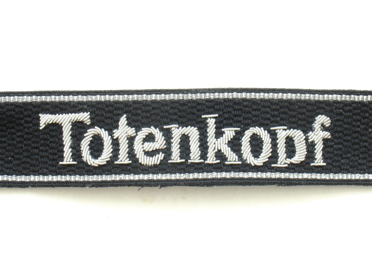 WW2 German Waffen-SS Totenkopf Cuff Titles