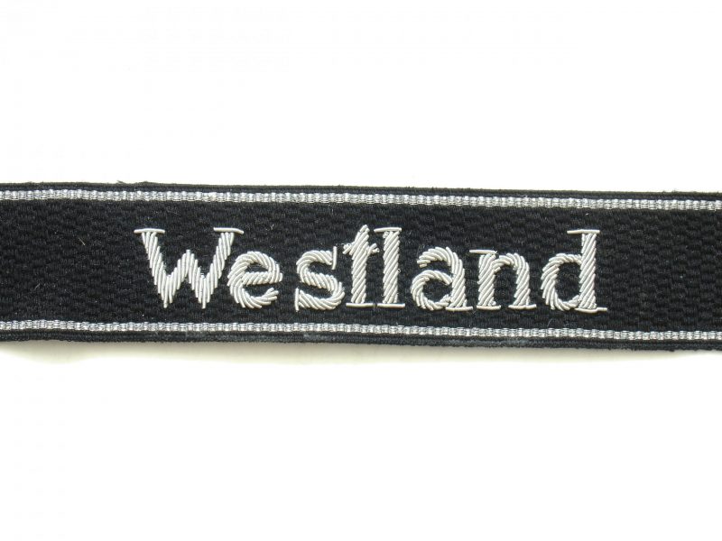 WW2 German Waffen-SS Westland Cuff Titles