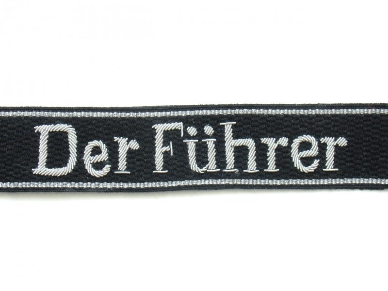 WW2 German Waffen-SS Der Fuhrer Cuff Titles