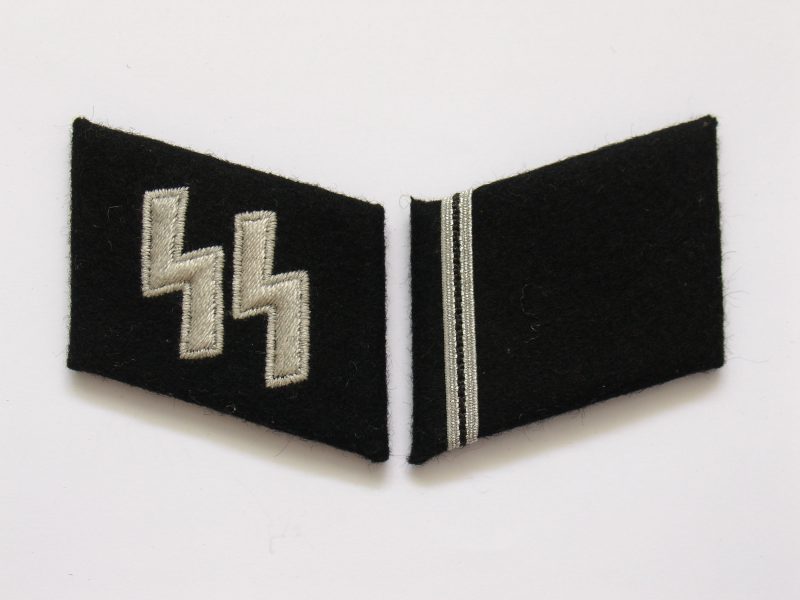 WW2 German Sturmmann (Pvt. 1st Class) Collar Tabs