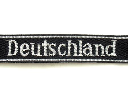 WW2 German Waffen-SS Deutschland Cuff Titles