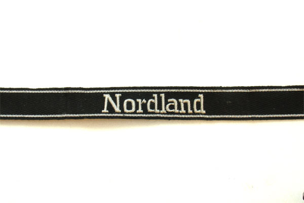 WW2 German Waffen-SS Nordland Cuff Titles