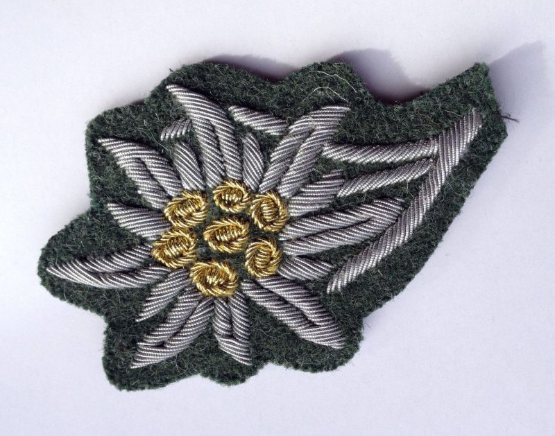 WW2 German Heer Edelweiss Cap Patch