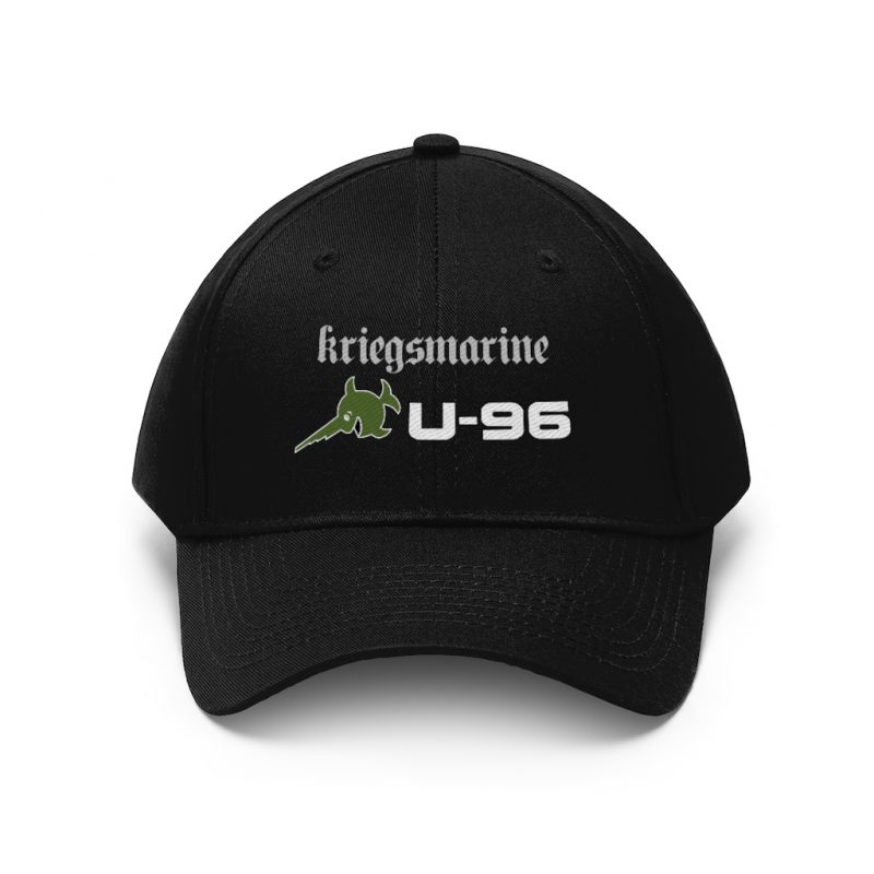ww2 German Kriegsmarine U-boat Submarine U-96 Unisex Twill Hat