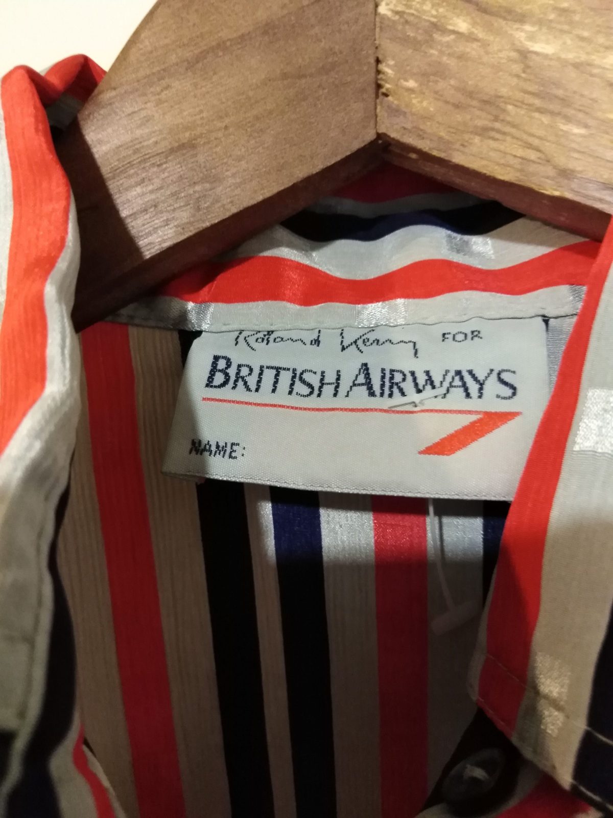 Vintage British Airways Flight Attendant Stewardess Uniform with Belt (B1)