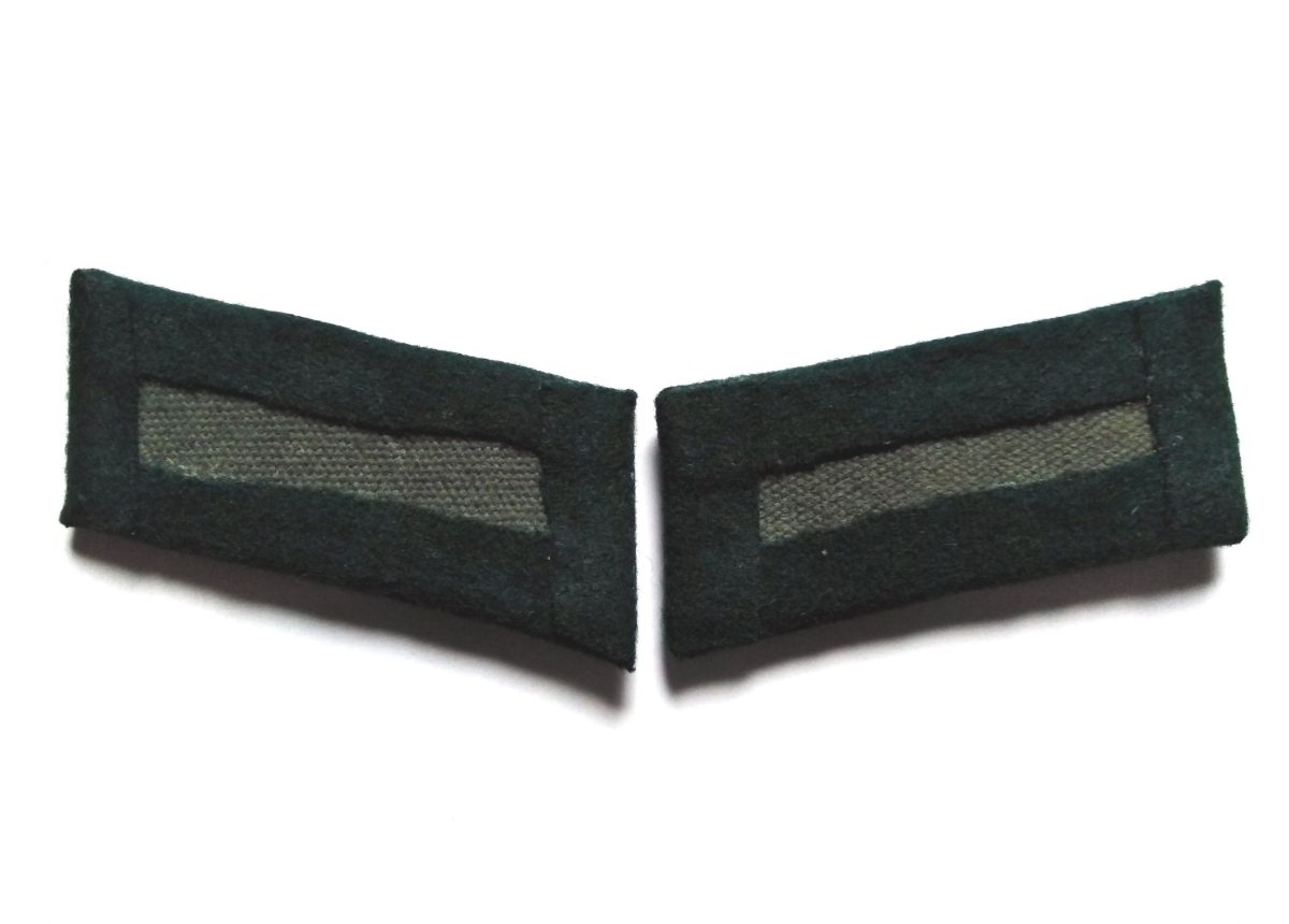 WW2 German Heer Artillery EM Collar Tabs (Embroidered)