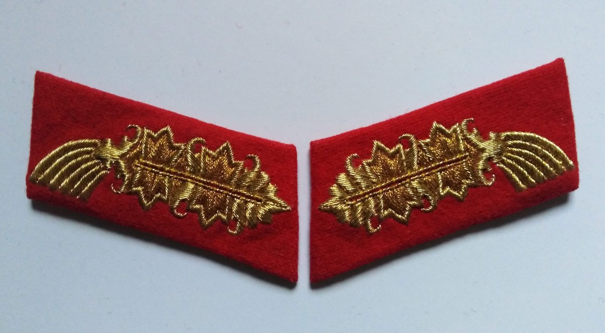 WW2 German Heer General Officer Collar Tabs