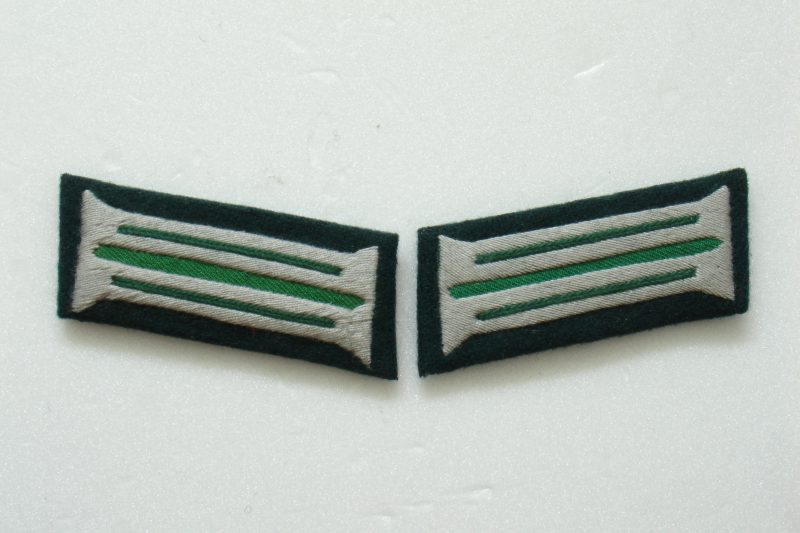 WW2 German Heer Panzergrenadier EM Collar Tabs (Embroidered)