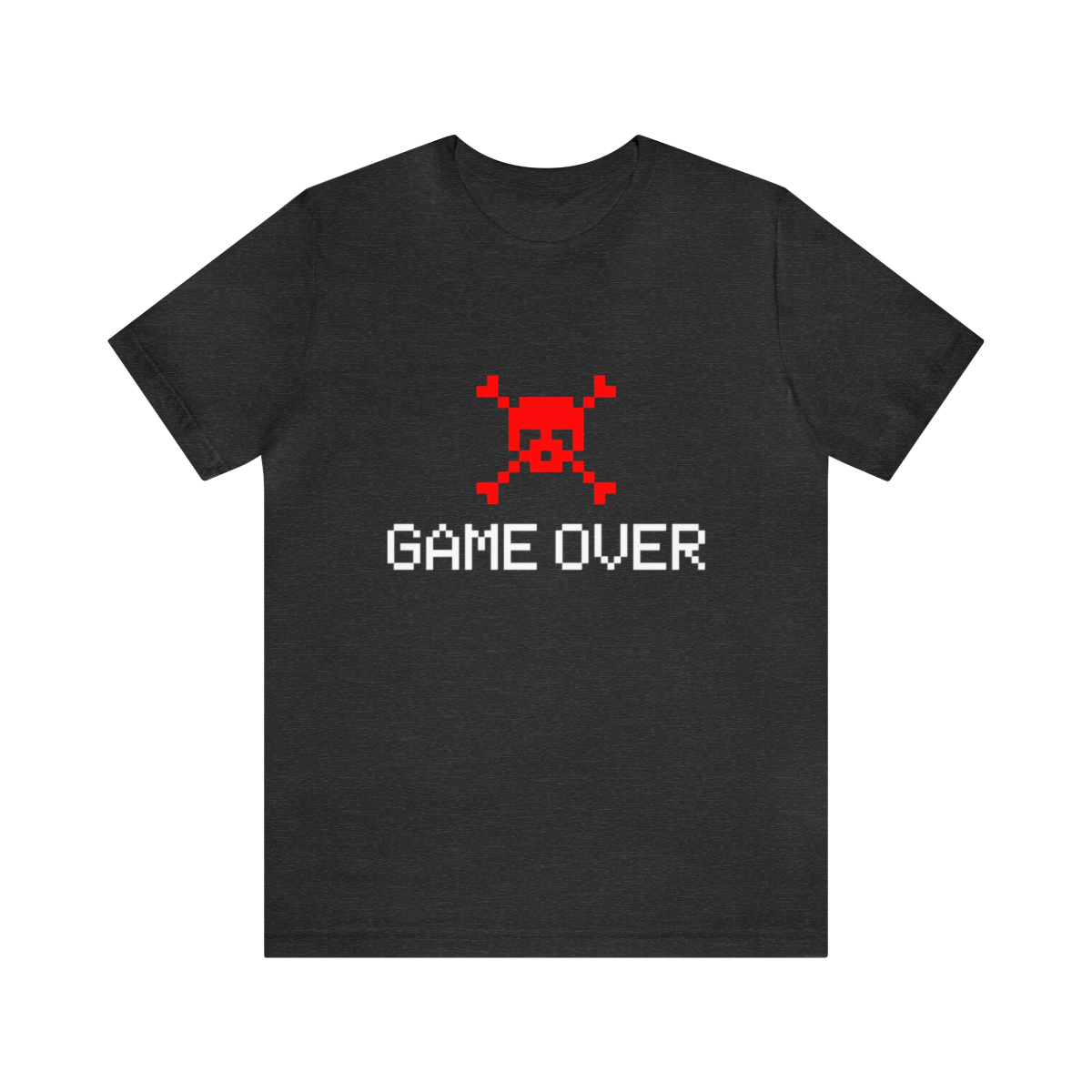Retro Game Over Unisex Heavy Cotton Funny T-Shirt